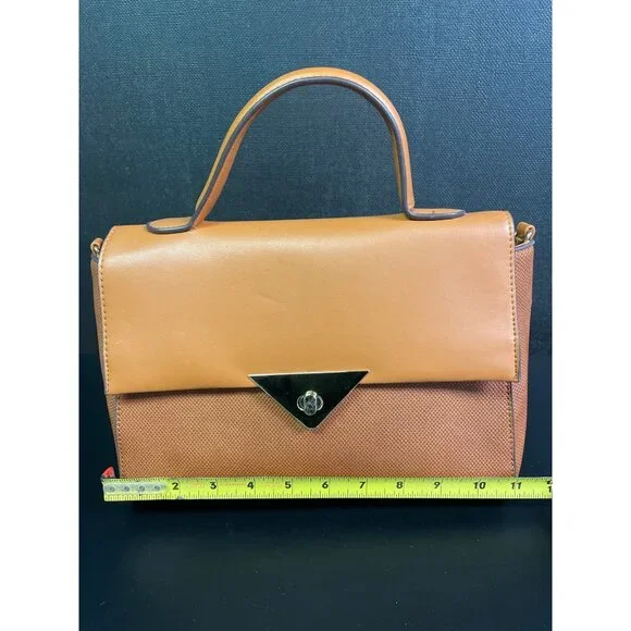 Adrienne Vittadini Women Tan Handbag Small SKU 1825 - Picture 3 of 6